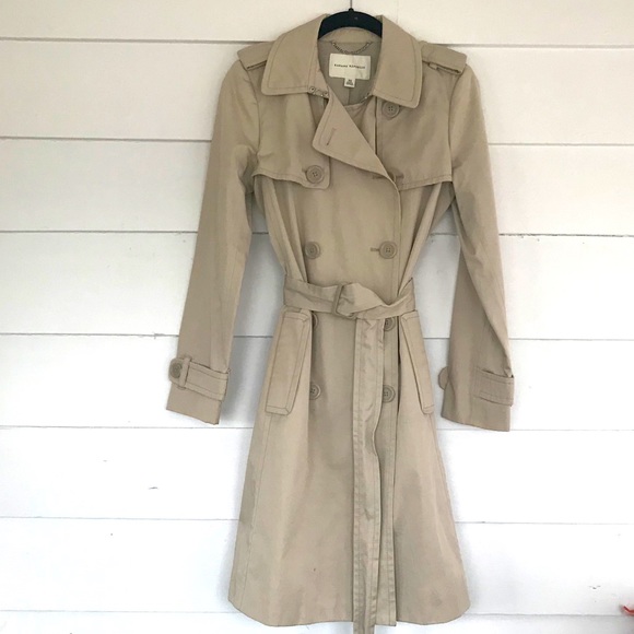 Banana Republic Beige /tan / Camel trench coat Xs - Picture 1 of 5
